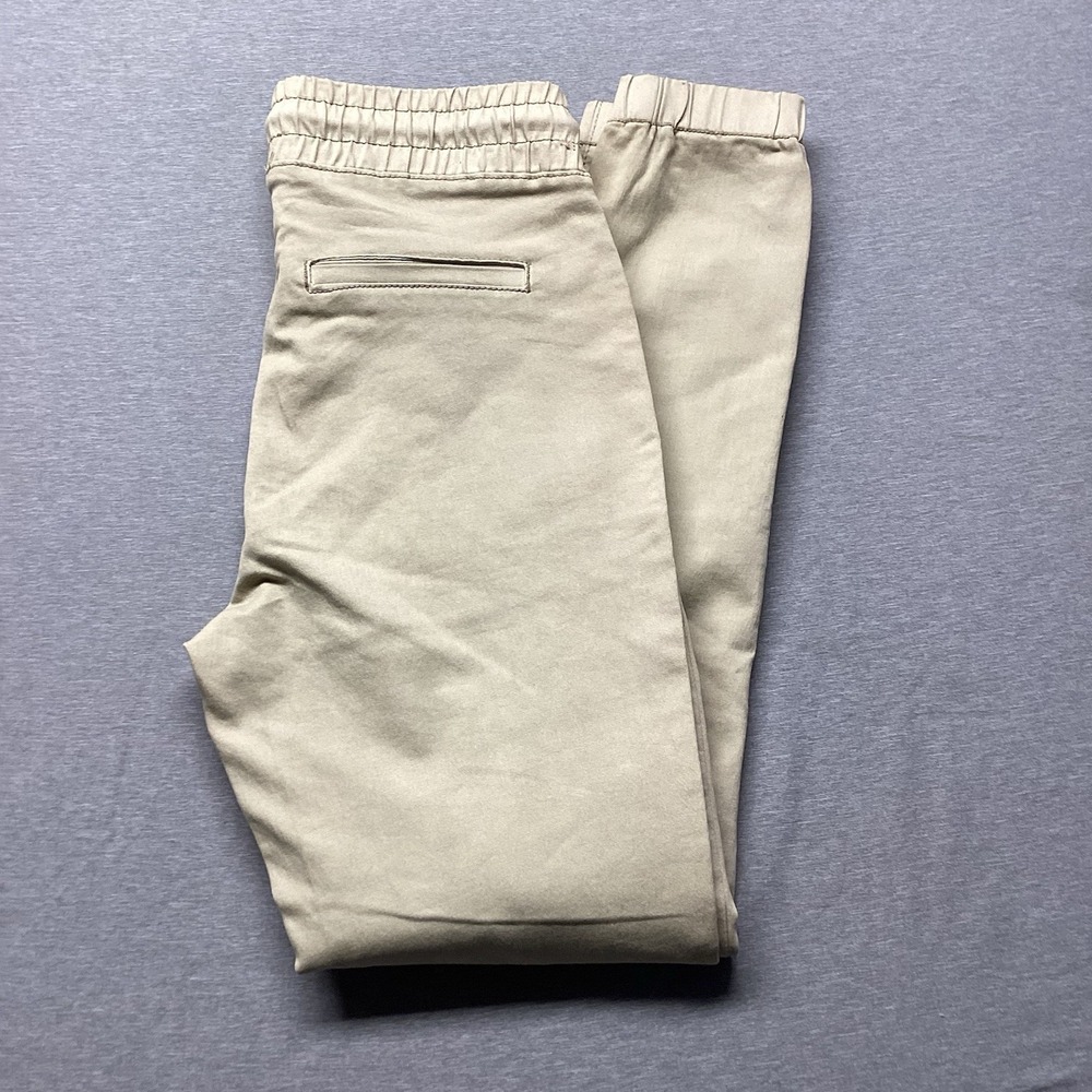 VIP Jeans Beige Khaki Stretchy Jogger Jeans Size 1/2 Vintage Y2K